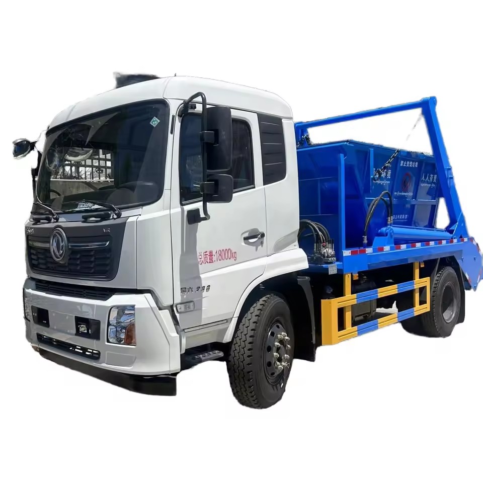 Dongfeng 4X2 Swing Arm Garbage Truck| 8-12 CBM Capacity | CE/GOST Certified