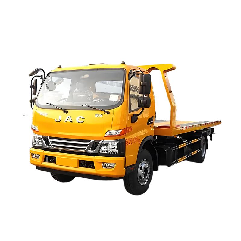 JAC Flatbed Wrecker Truck 4x2 Road Rescue Towing Truck with Winch for Sale