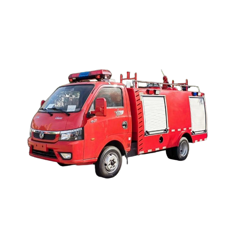 New Small 4x2 Diesel 1500L Water Tank Community Fire Truck Emergency Rescue with 50m Work Height