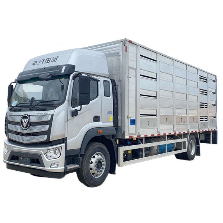 FOTON Farm Animal Transport Truck 4*2 6.8 m Pig Cow Cattle Haulers Sheep Van Livestock Hauling Truck